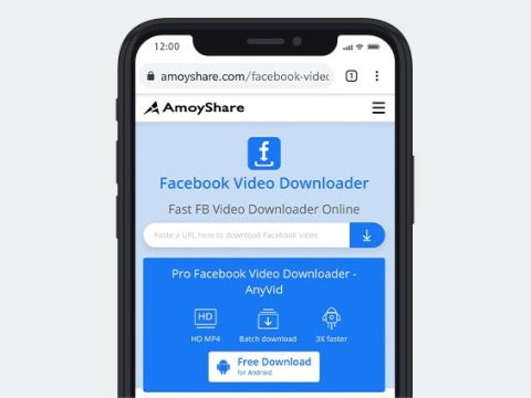 Can you save videos from a group on FB to your phone?