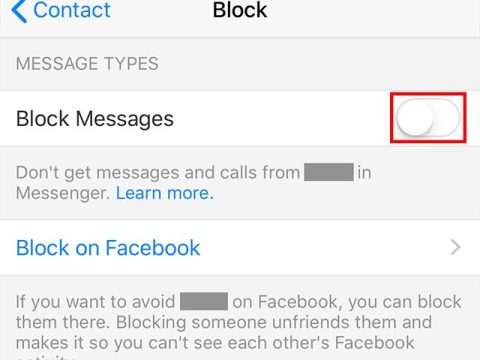 How do I unblock Facebook message blocking?