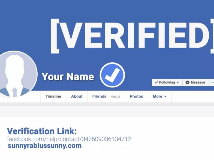 How much is the blue verification badge on Facebook?