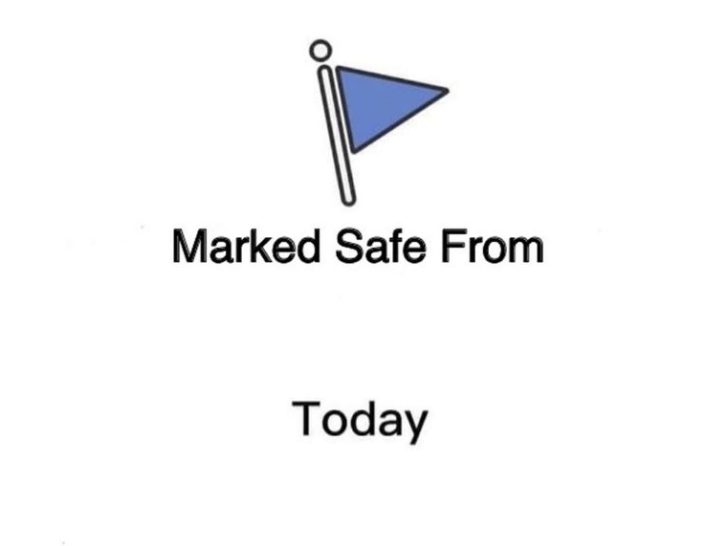 What does marked safe mean?