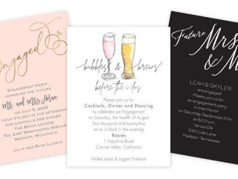 What do you say in an engagement party invitation?