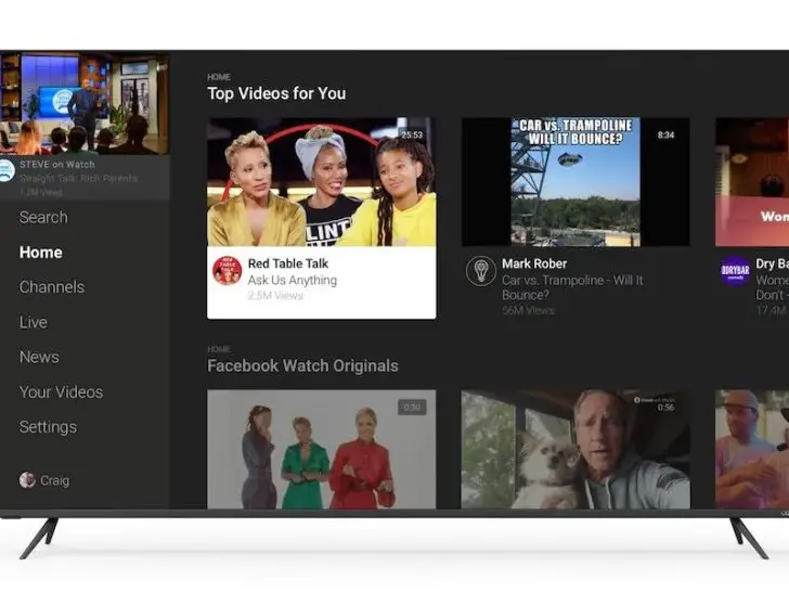 What is the Facebook Watch app for TV?