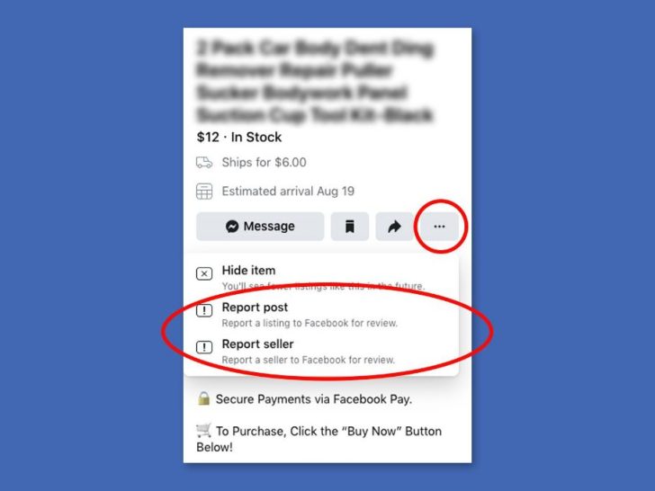 How to tell if you are being scammed on Facebook Marketplace buyer?