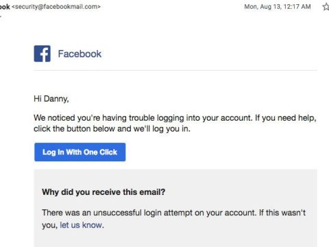 Why wont Facebook accept my email address?