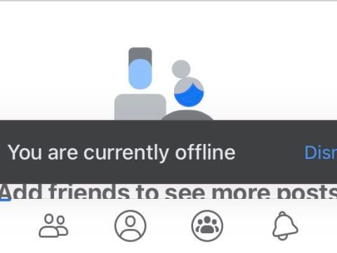 Why does Facebook say I am offline?