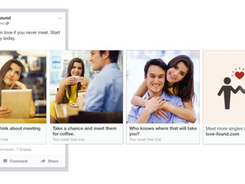 Can you have multiple images in a Facebook ad?