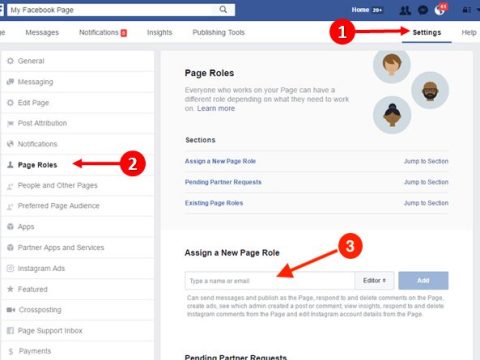 How do I access my Facebook business page as admin?