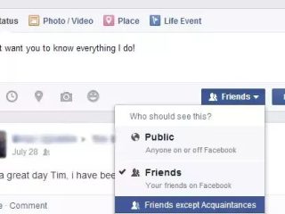 Can my friends see me commenting on Facebook?