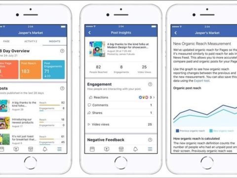 How do I view Facebook insights on my phone?