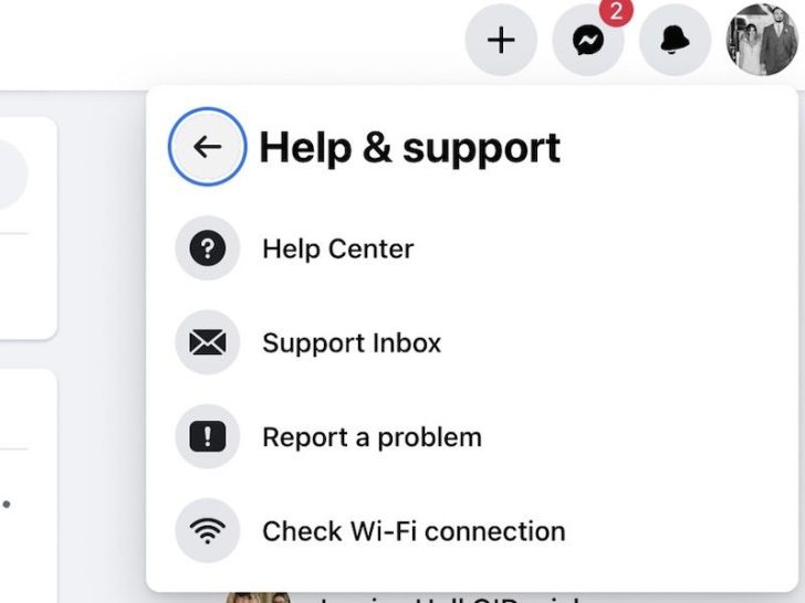 How do I directly contact Facebook support?