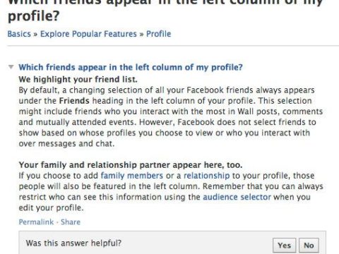 How does FB decide which friends to show on your profile?