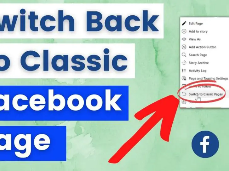 How do I switch to classic Facebook when there is no option?