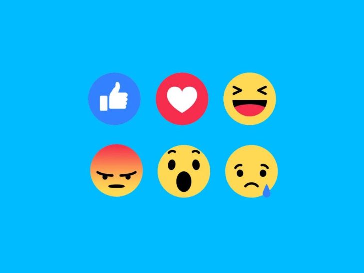 How do you use Facebook reaction emojis?