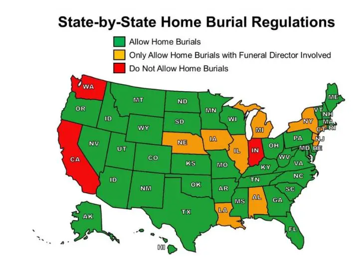 Is natural burial legal in Alabama?