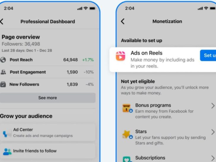 Is Facebook Reels eligible for monetization