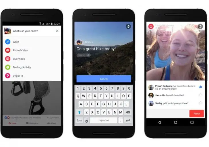 How to do a Facebook Live video Android phone