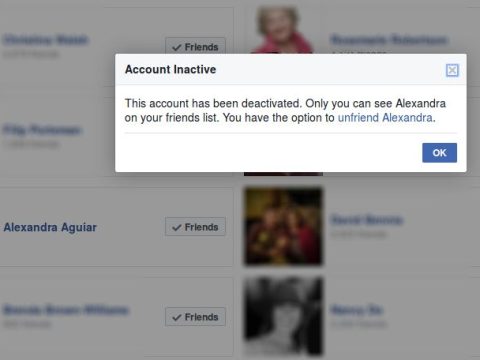 Can someone unfriend you on Facebook while your account is deactivated?