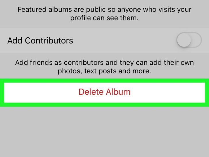 How can I delete all my photo on Facebook at once