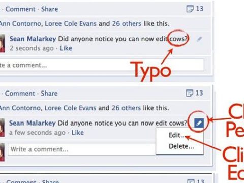 How do you customize comments on Facebook?