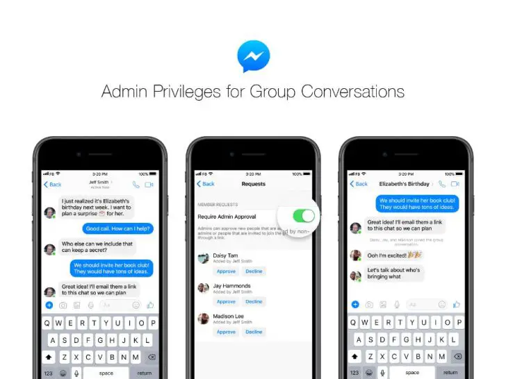 Are there group chats on Messenger?