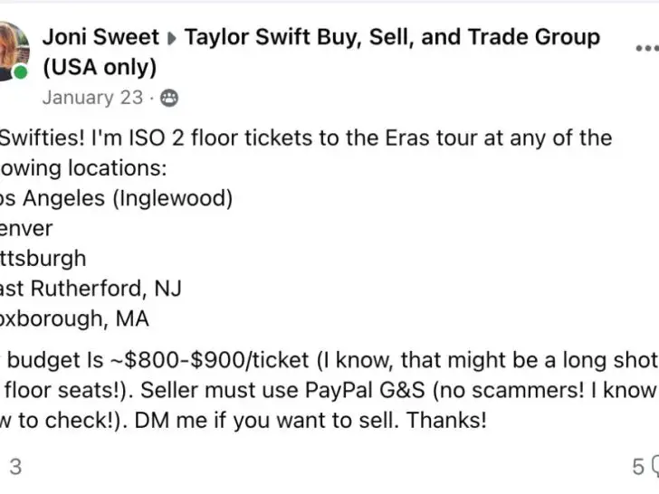 Are Facebook ticket sellers legit?