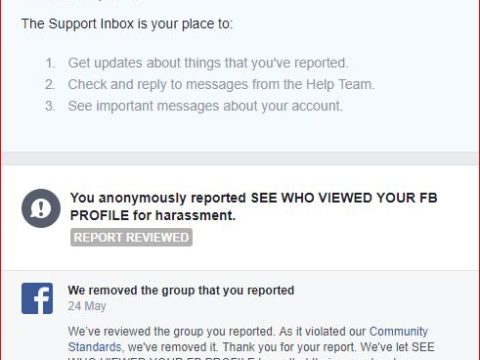 Does reporting a Facebook post get it taken down?