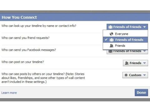 What happened to the friends of friends privacy setting on Facebook?