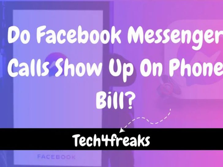 Can you see Messenger calls on phone bill?