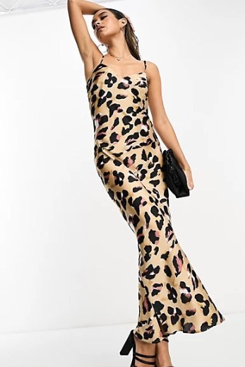 Animal print bridesmaid dresses