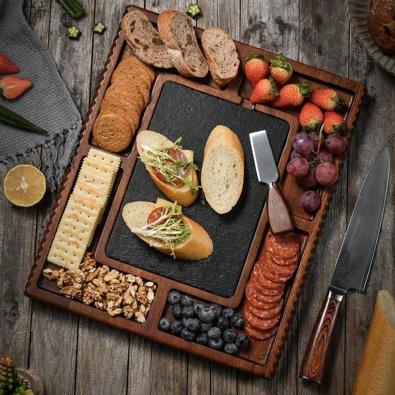 CHEESE BOARD AND KNIFE SET