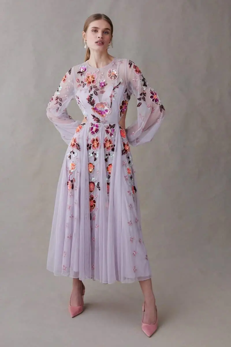 floral mother of the bride and groom outfits