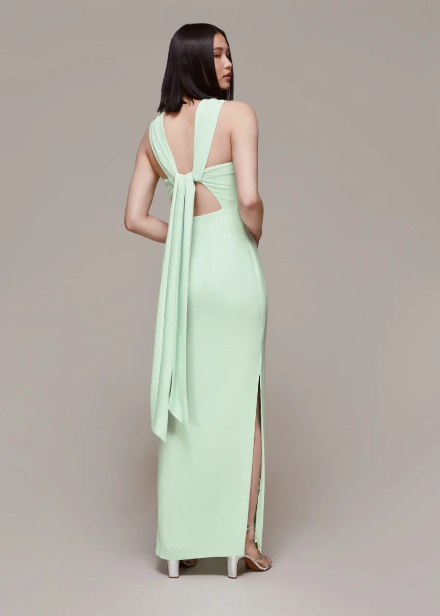 BEST mint green bridesmaid slip  – Asos