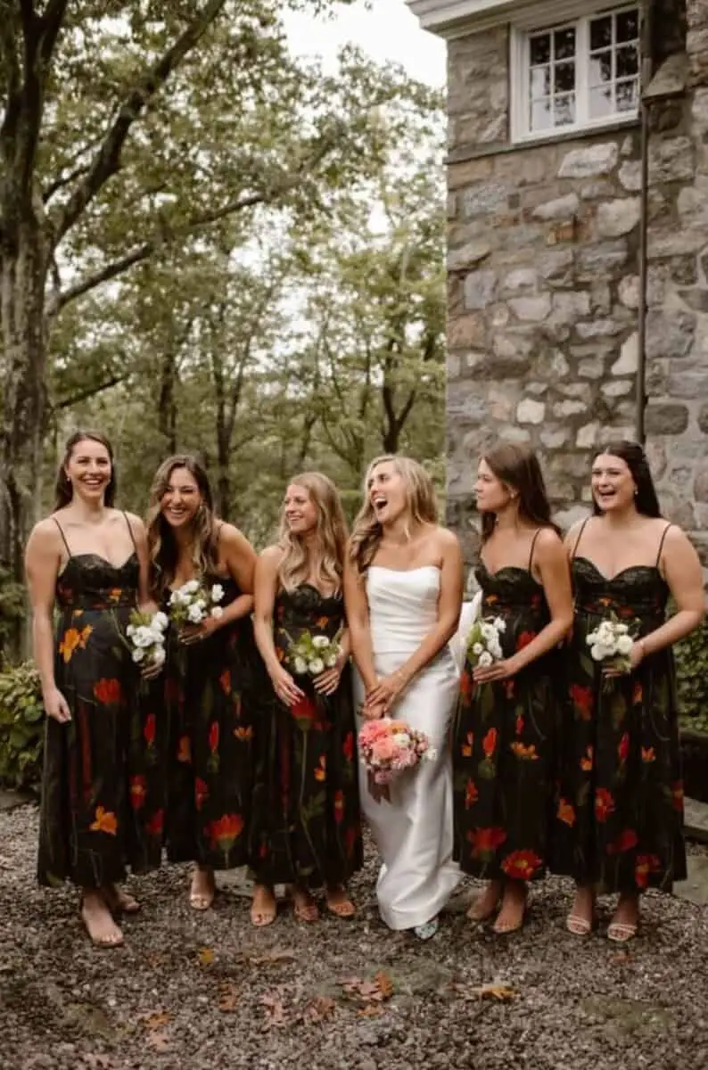 Autumn bridesmaid dress styles