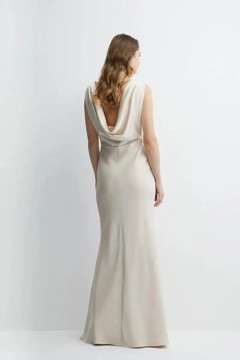 Best velvet champagne bridesmaid dress – Favourite Boutique