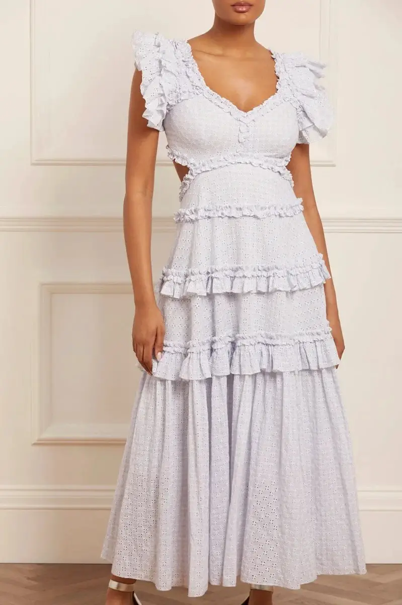 Gingham Print bridesmaid dresses