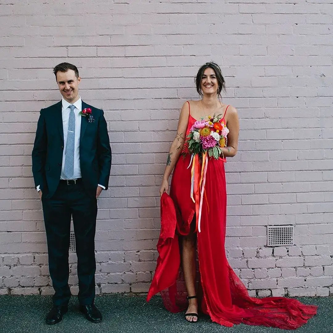 BLUE WEDDING DRESS