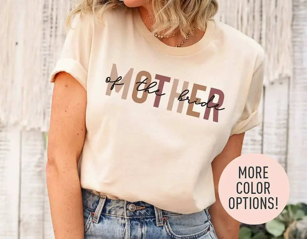 Mother of the bride shirt