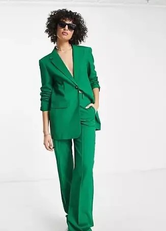 Sage green pantsuit